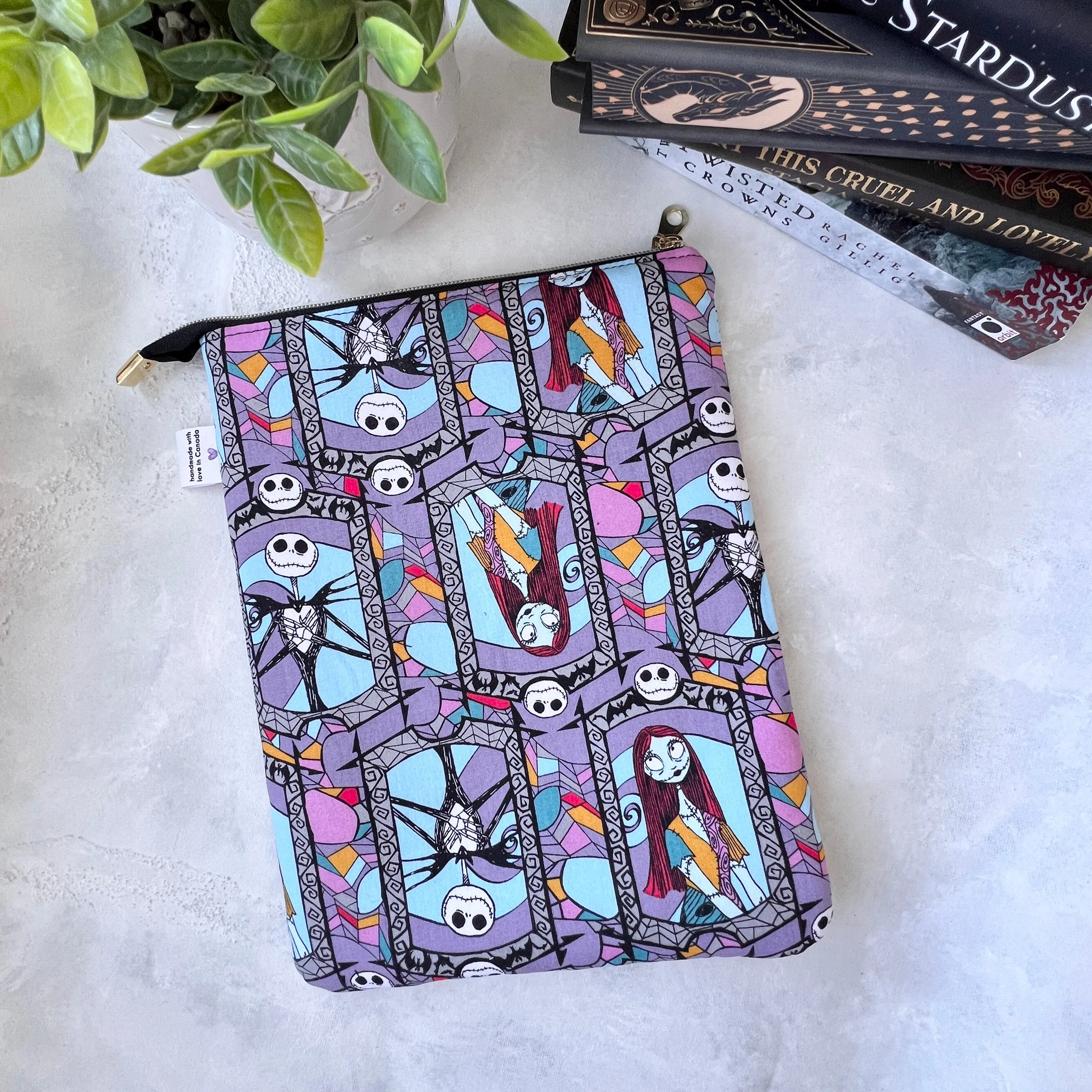 Nightmare Before Christmas Stained Glass
 -  Zippered Book Sleeve