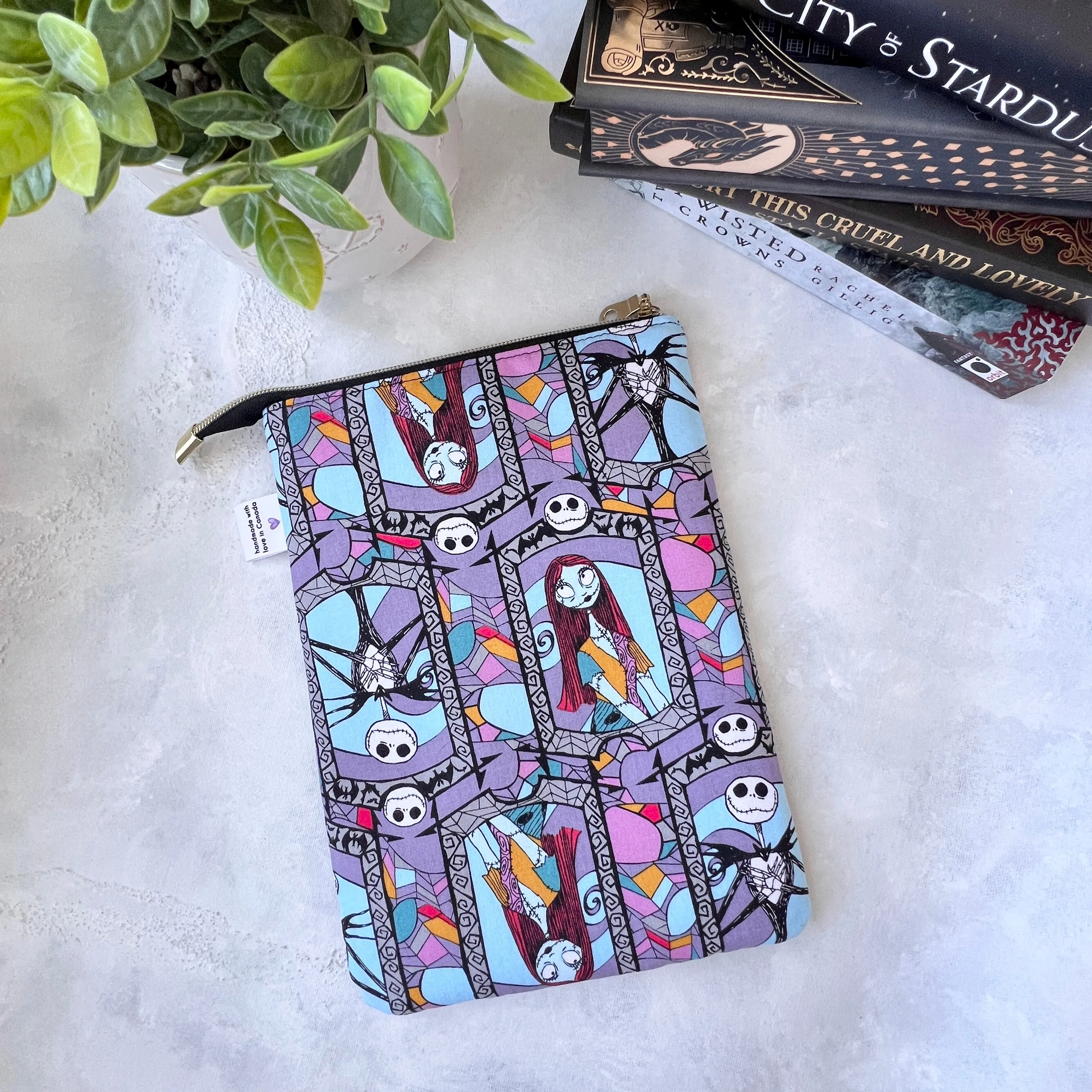 Nightmare Before Christmas Stained Glass
 -  Zippered Book Sleeve