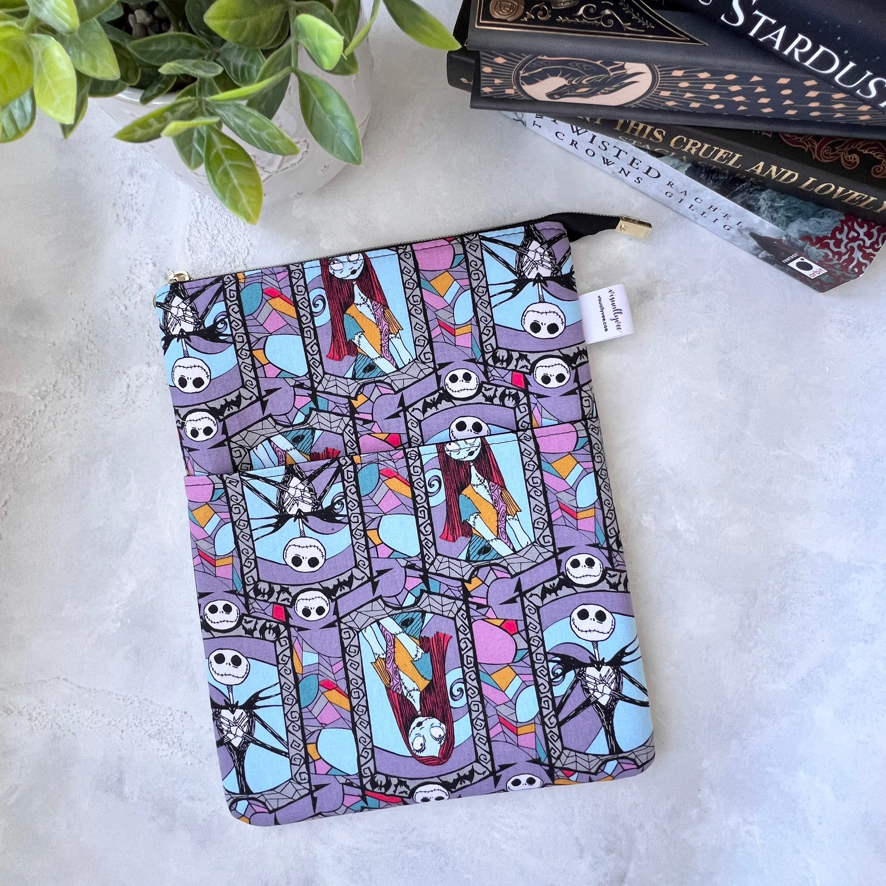 Nightmare Before Christmas Stained Glass
 -  Zippered Book Sleeve