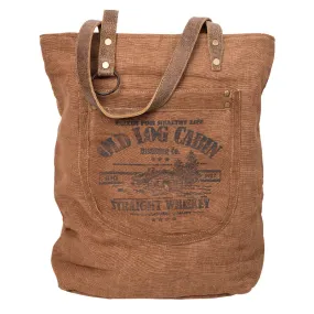 Old Log Cabin Tote