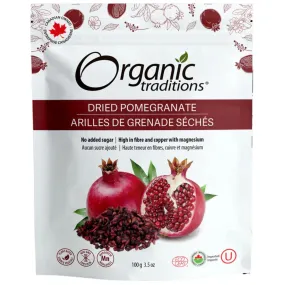 Organic Traditions Dried Pomegranate 100g