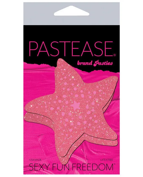 Pastease Bubble Gum Pink Glitter Starfish O-s