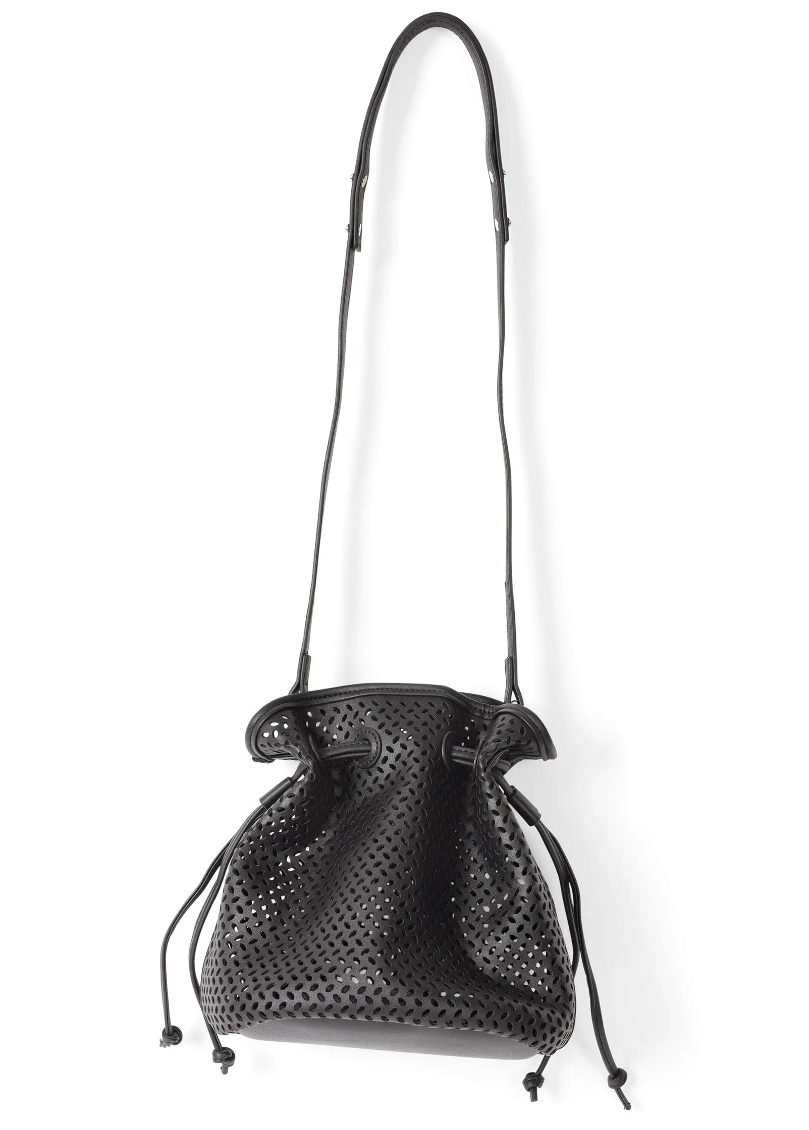 Perforated Handbag - Black