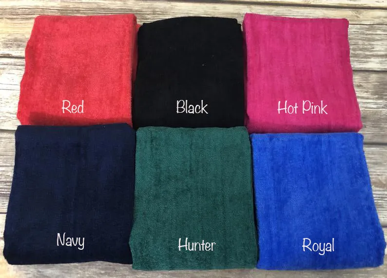 Personalized Shamrock Golf Towel