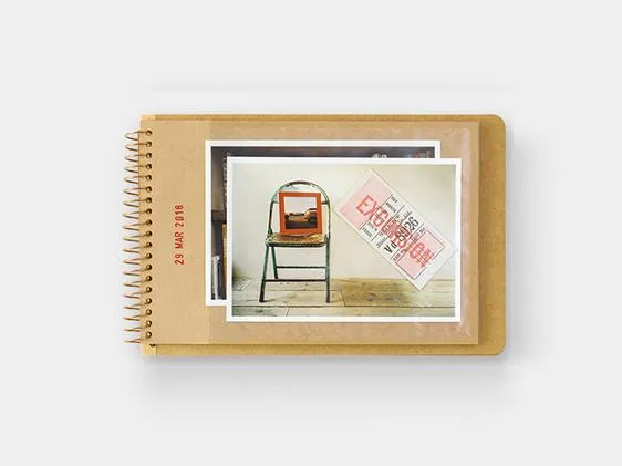 Photo File B6 Spiral Ring Notebook