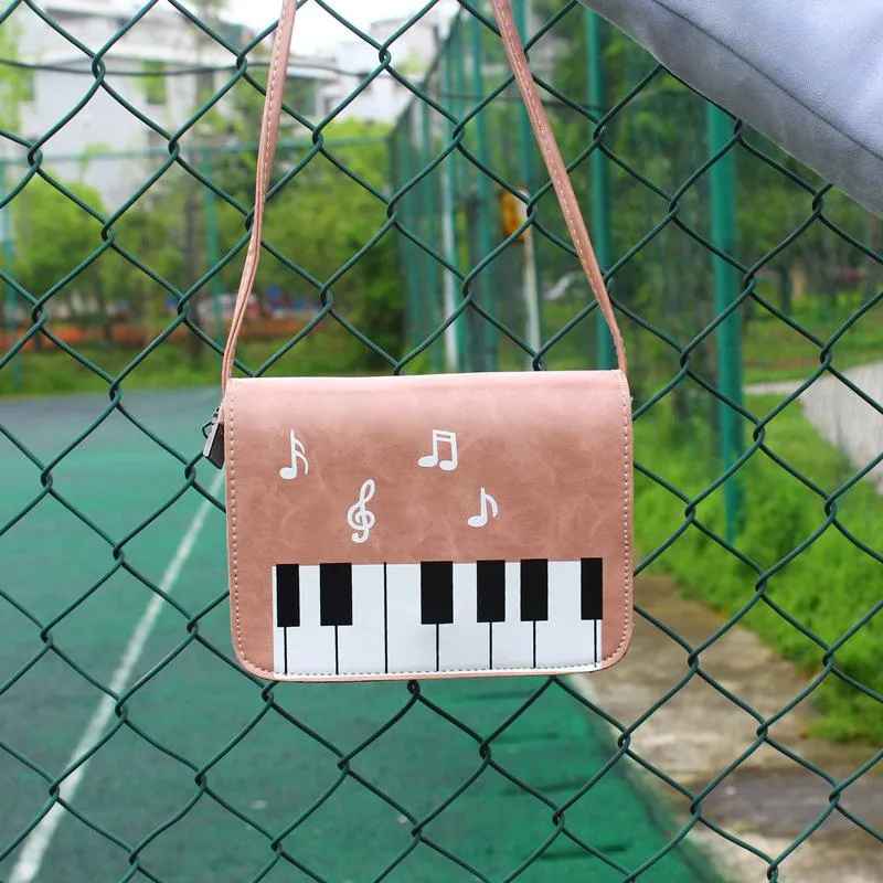 Piano Keys Music Note Shoulder Bag