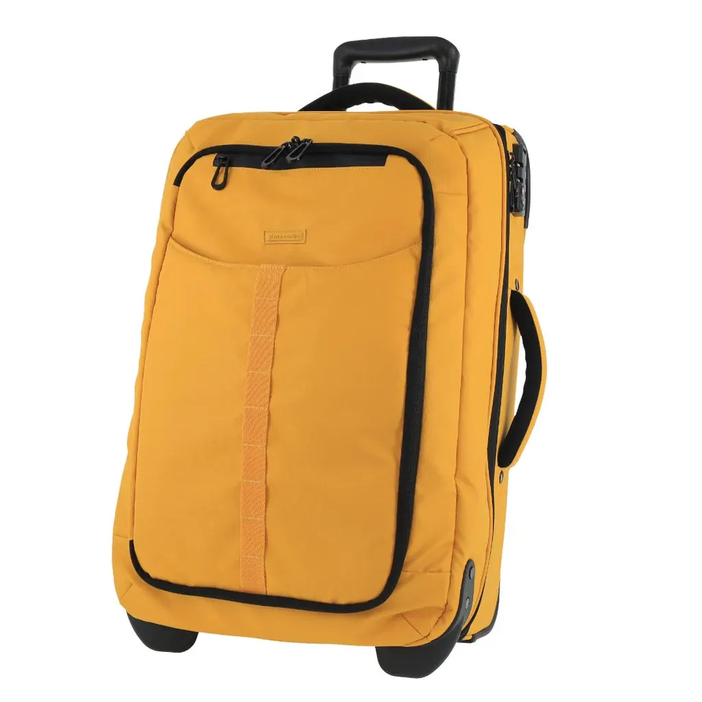 Pierre Cardin Soft Shell Trolley Bag Cabin 54cm - Yellow