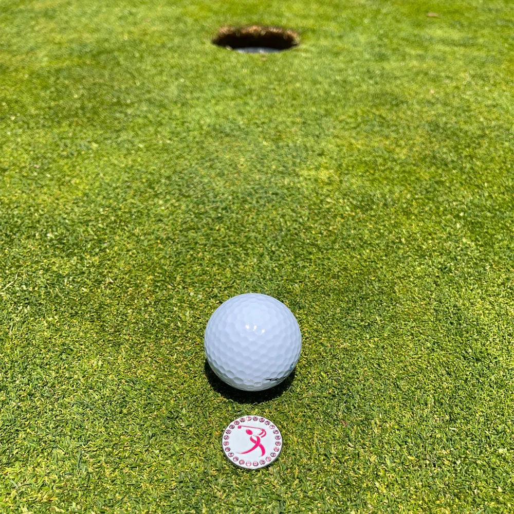 Pink Ribbon Golfer Waffle Par 3