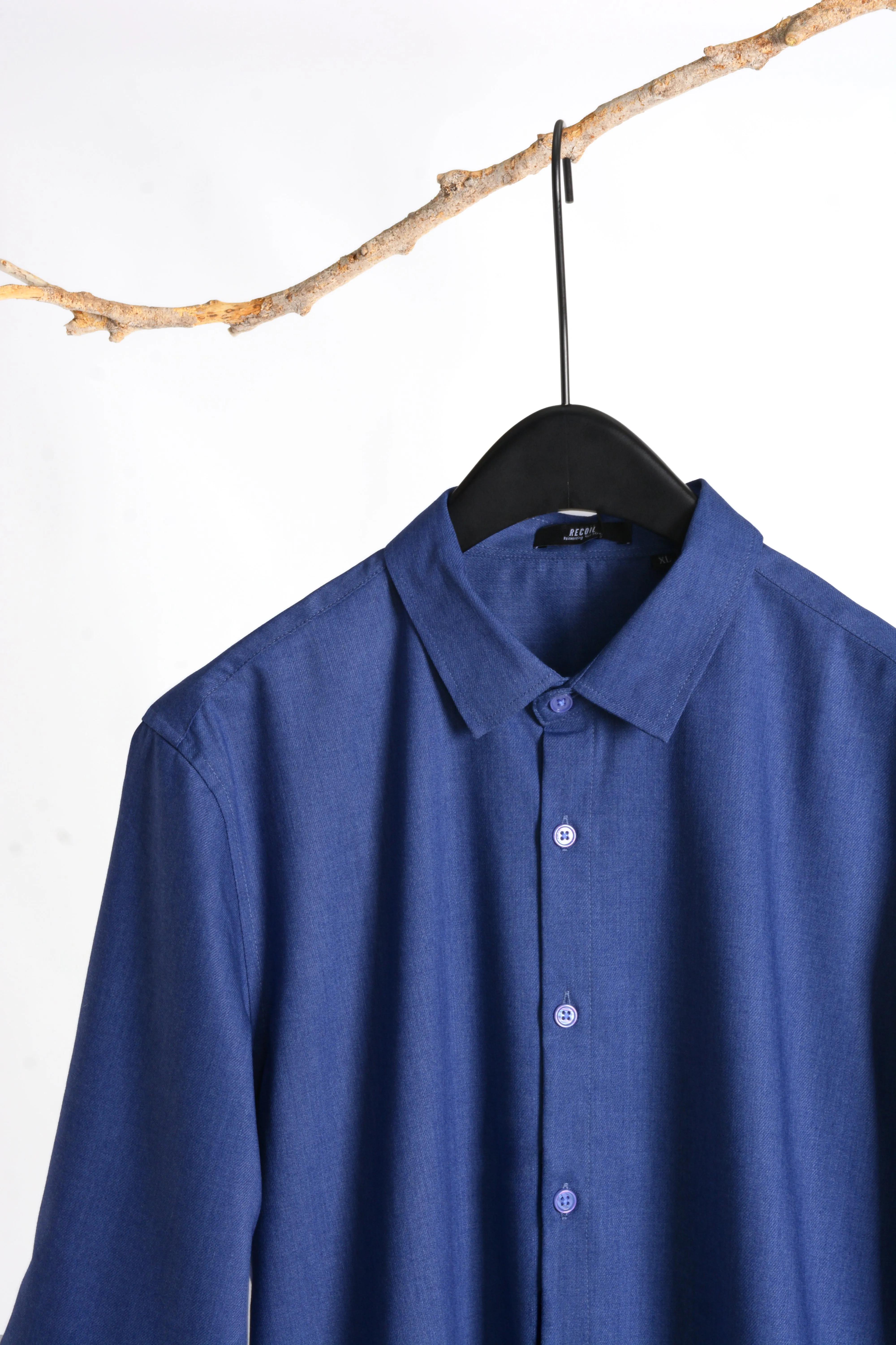 Plain 3/4-sleeve shirt 1076