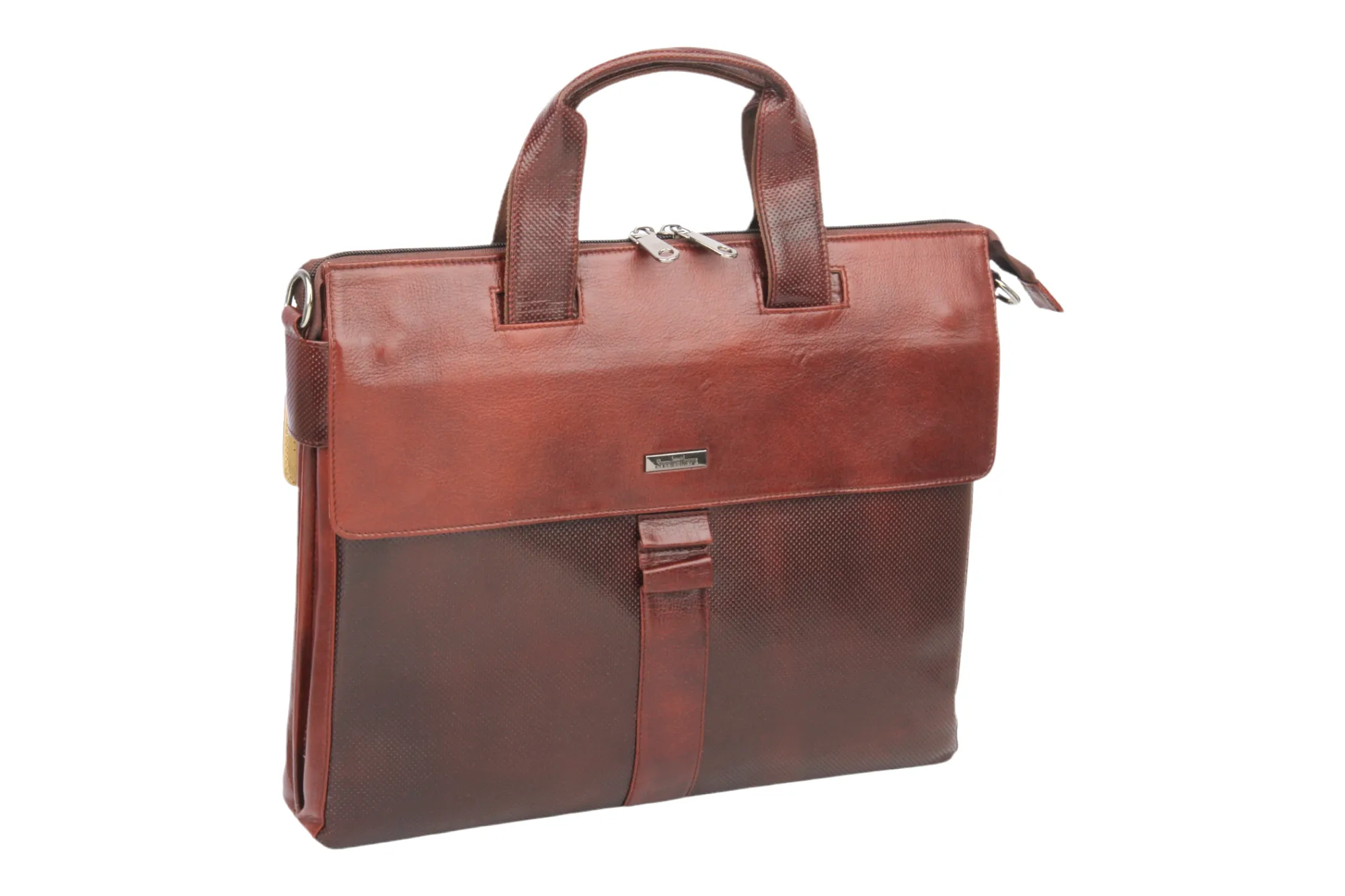 Premium Leather Laptop Bag  997426 (BROWN)