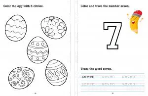 Preschool Math Workbook