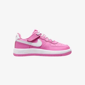 preschool nike force 1 low easyon (pink/white)