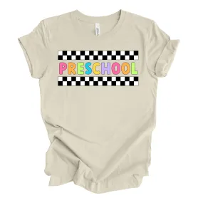 Preschool Retro Rainbow Tee