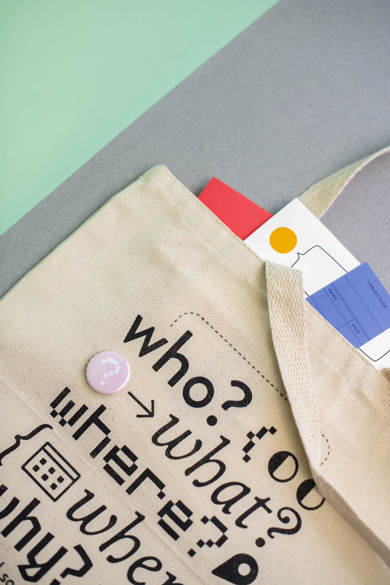 Recess : Tote Bag : Who What When Where Why