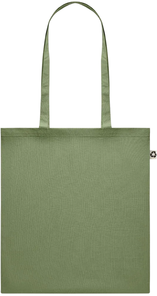 Recycled cotton colored shopping bag