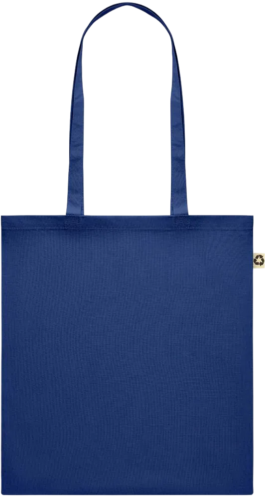 Recycled cotton colored shopping bag