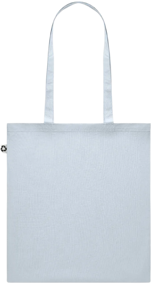 Recycled cotton colored shopping bag