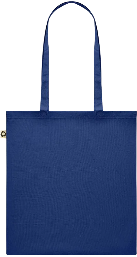 Recycled cotton colored shopping bag