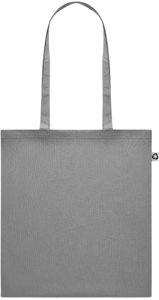 Recycled cotton colored shopping bag