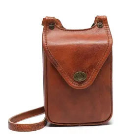 Refined Genuine Leather Bucket Bag