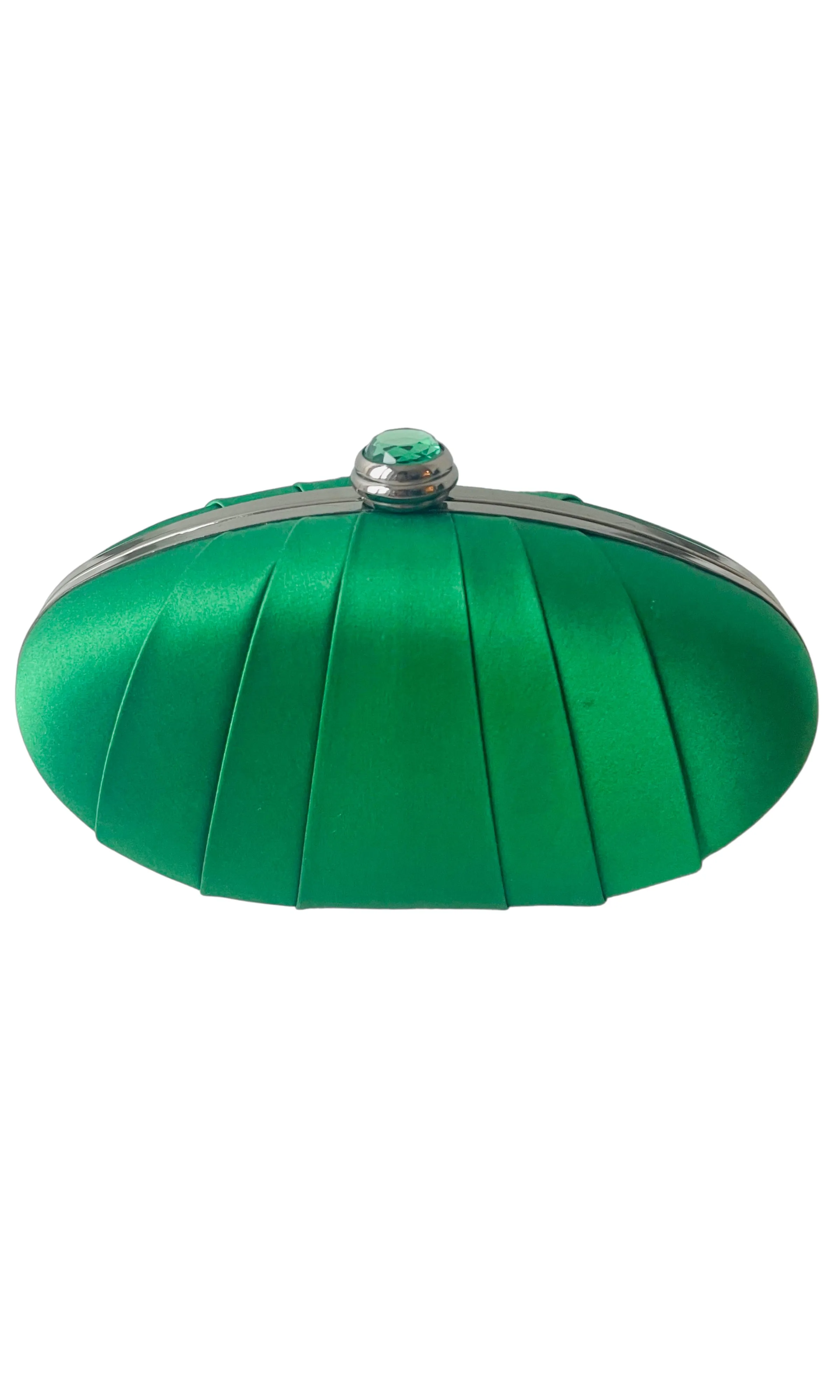 RENT Emerald Green Clutch Bag