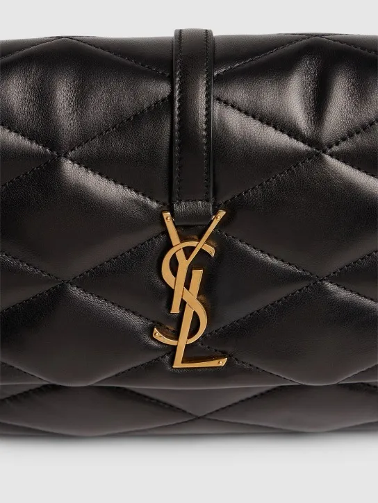 Saint Laurent   Le 57 leather matelassé hobo bag 