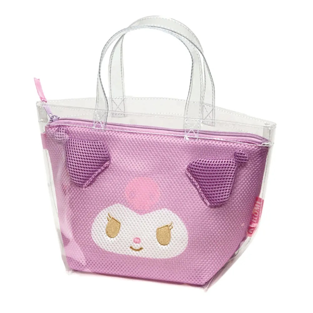 Sanrio Popular Characters Sauna Bag Mesh Inner Bag Suit Bag Washable Lifestyle Hot Spring Beach Bath Products Storage Bag Toilet Bag