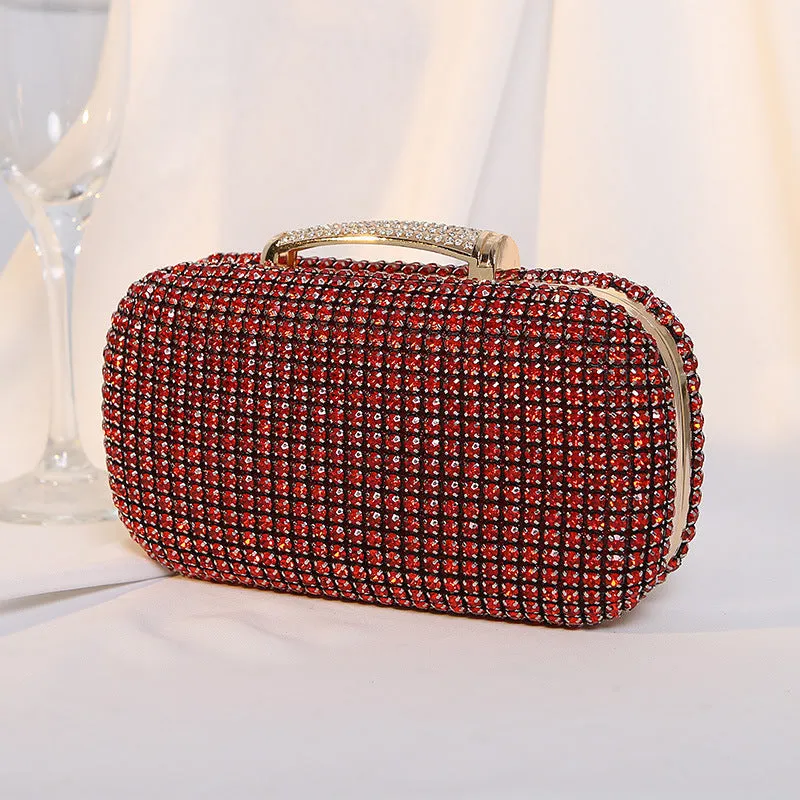 Sara Diamond Encrusted Clutch Bag