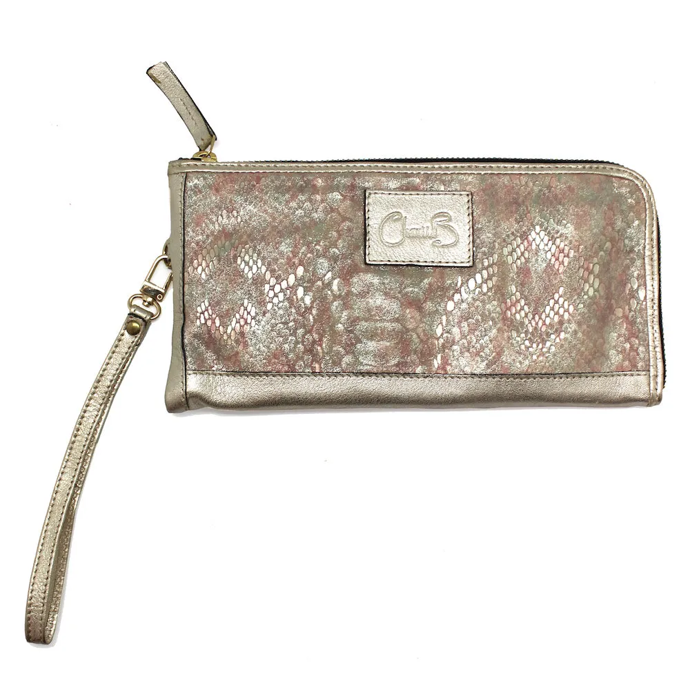 Savon - Champagne Pink wallet clutch