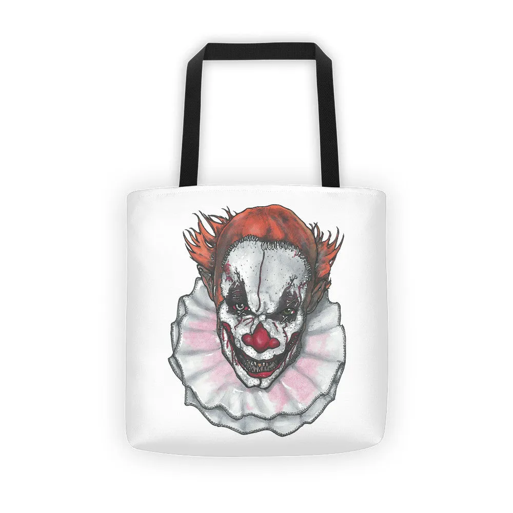 Scary Clown by Robert Bowen Tote Bag