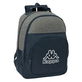 School Bag Kappa Dark navy Grey Navy Blue 32 x 42 x 15 cm