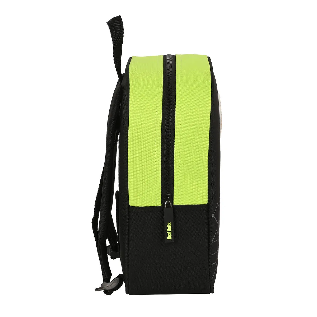 School Bag Real Betis Balompié Black Lime 22 x 27 x 10 cm