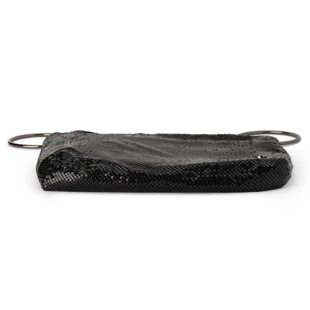 SHAR Black Mesh Convertible Bag