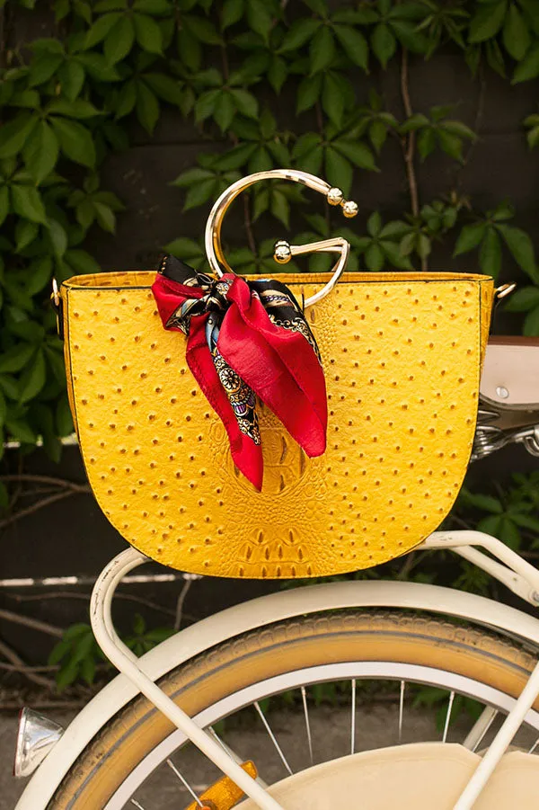 Shopping In The City Tote in Yellow