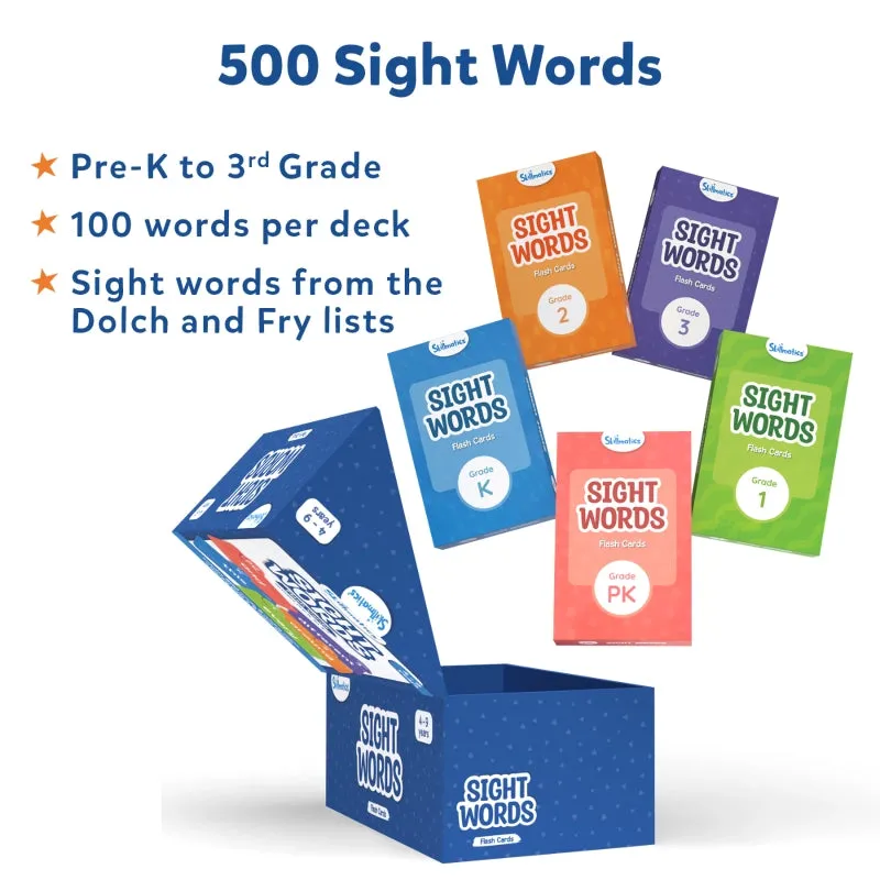 Sight Words | Flash Cards (ages 4-9)