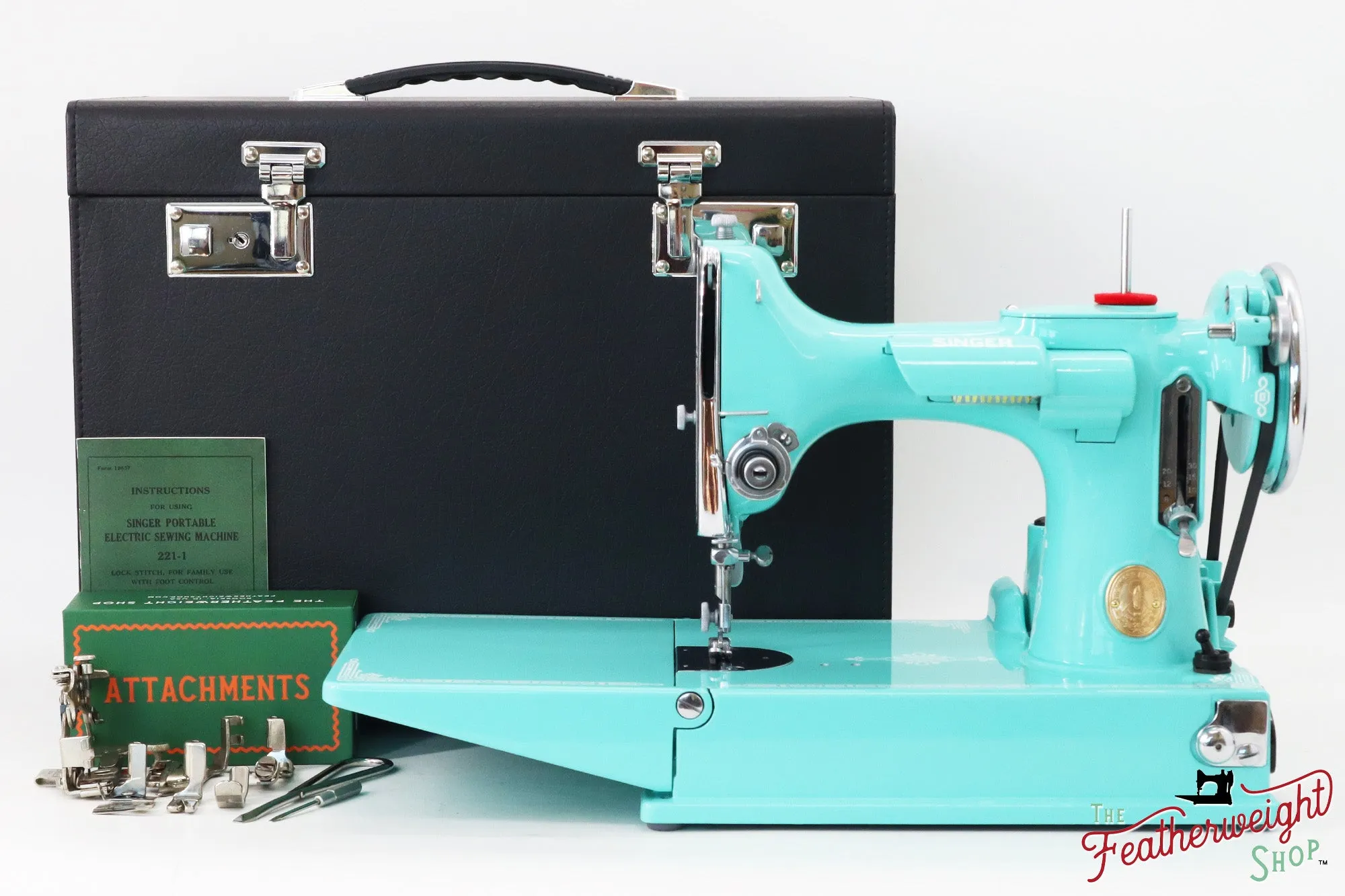 Singer Featherweight 221, AD7871** - Fully Restored in Tiffany Blue