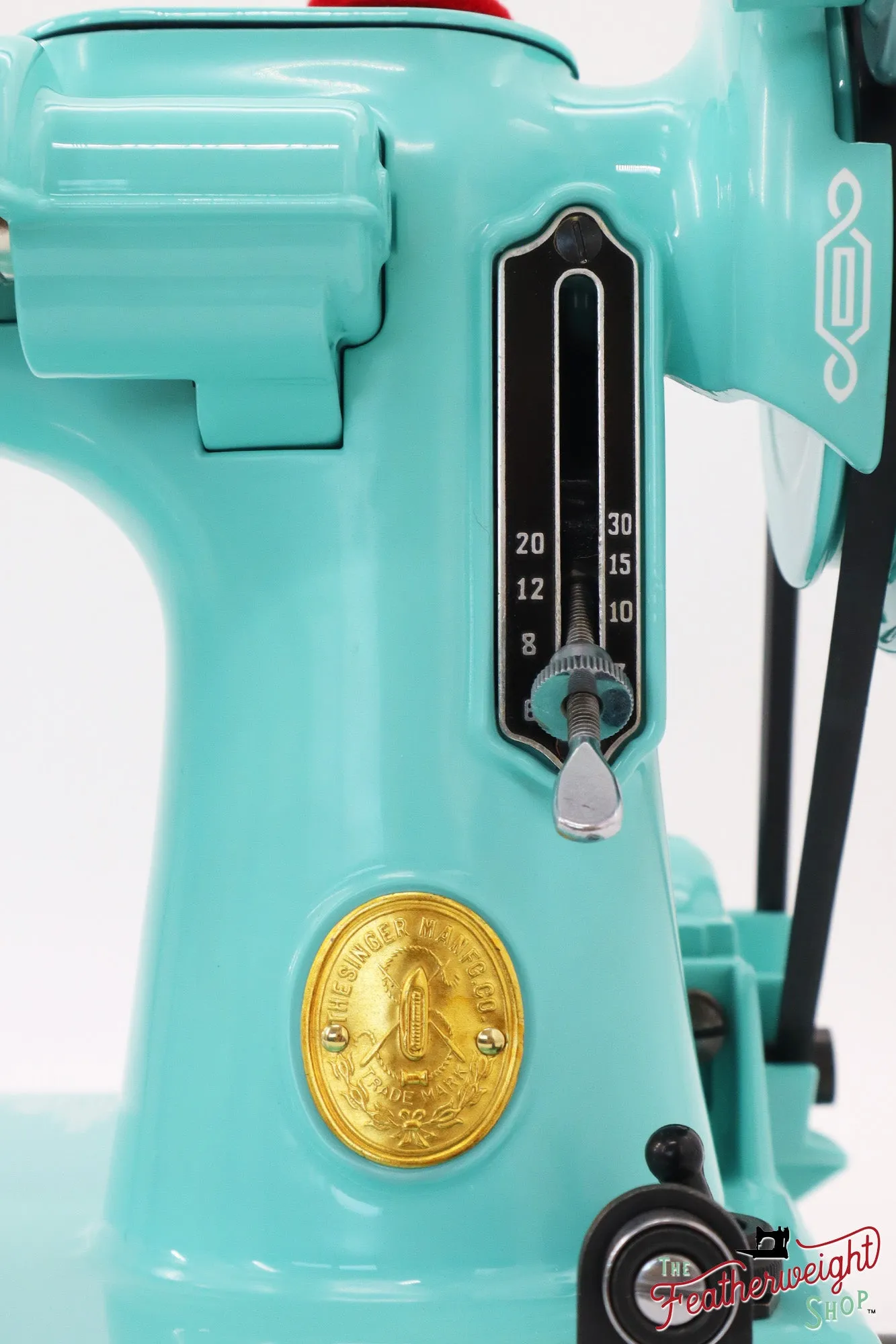 Singer Featherweight 221, AH431*** - Fully Restored in Tiffany Blue