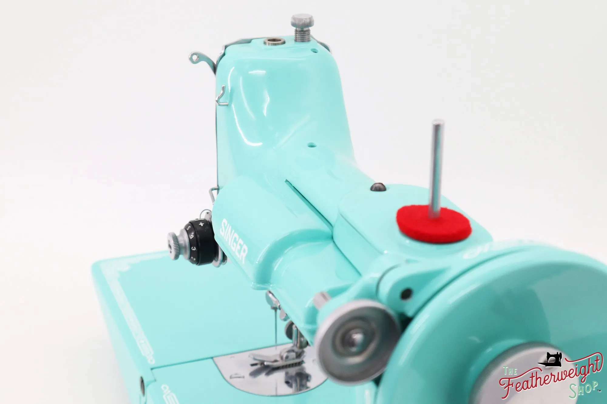 Singer Featherweight 221, AH431*** - Fully Restored in Tiffany Blue