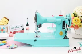 Singer Featherweight 221, AH431*** - Fully Restored in Tiffany Blue