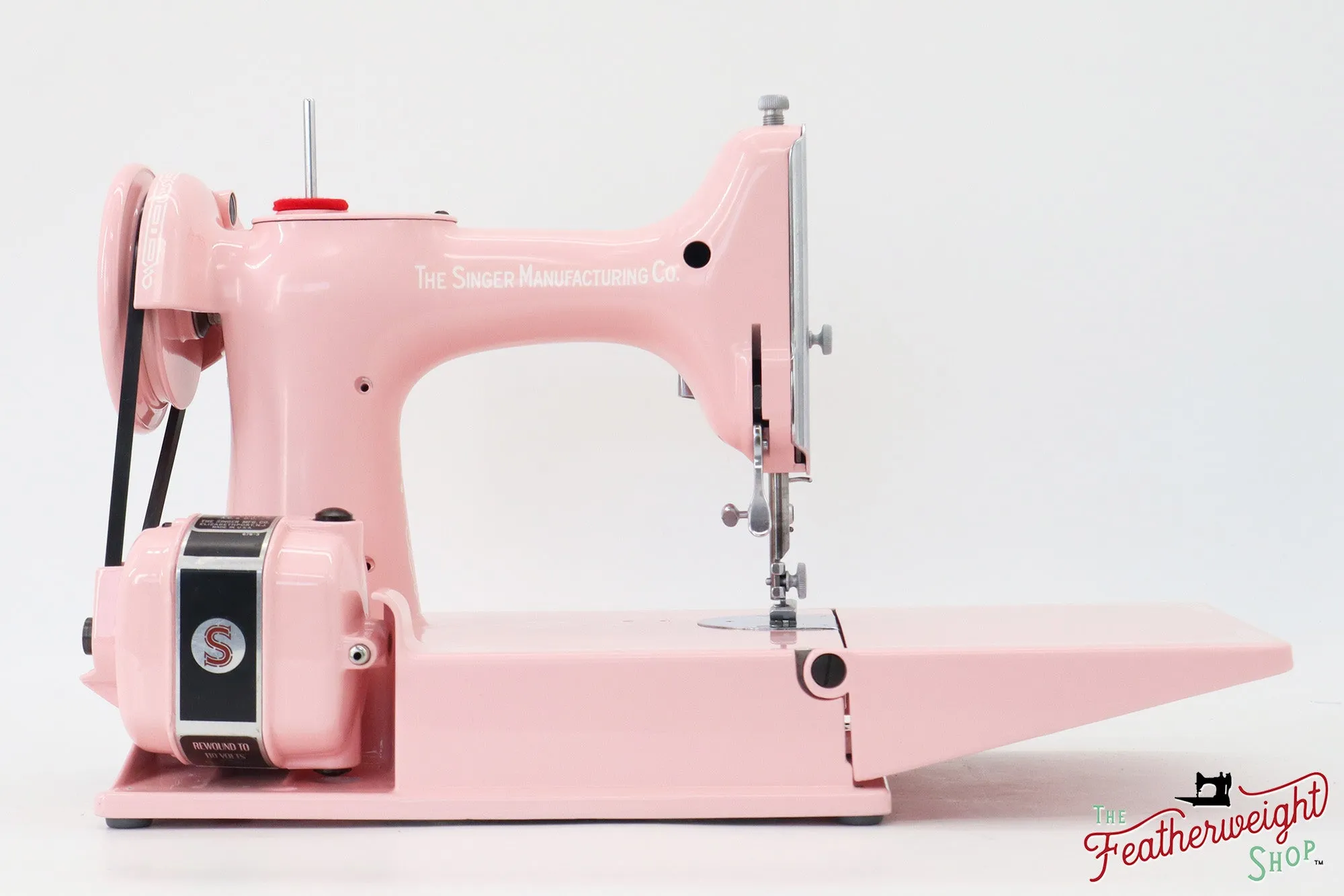 Singer Featherweight 221, AJ126*** - Fully Restored in Rosy Posy Pink