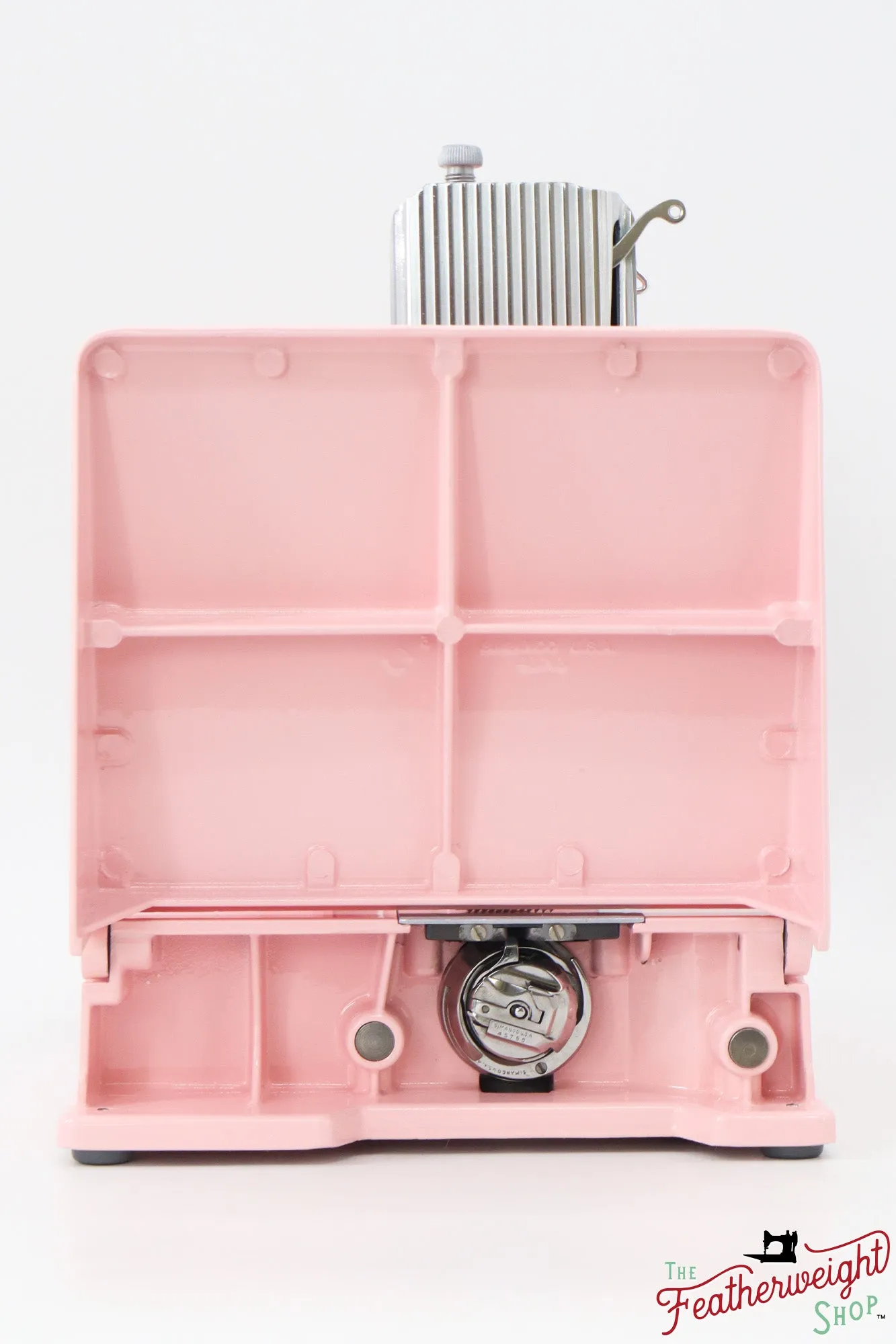 Singer Featherweight 221, AJ370*** - Fully Restored in Rosy Posy Pink