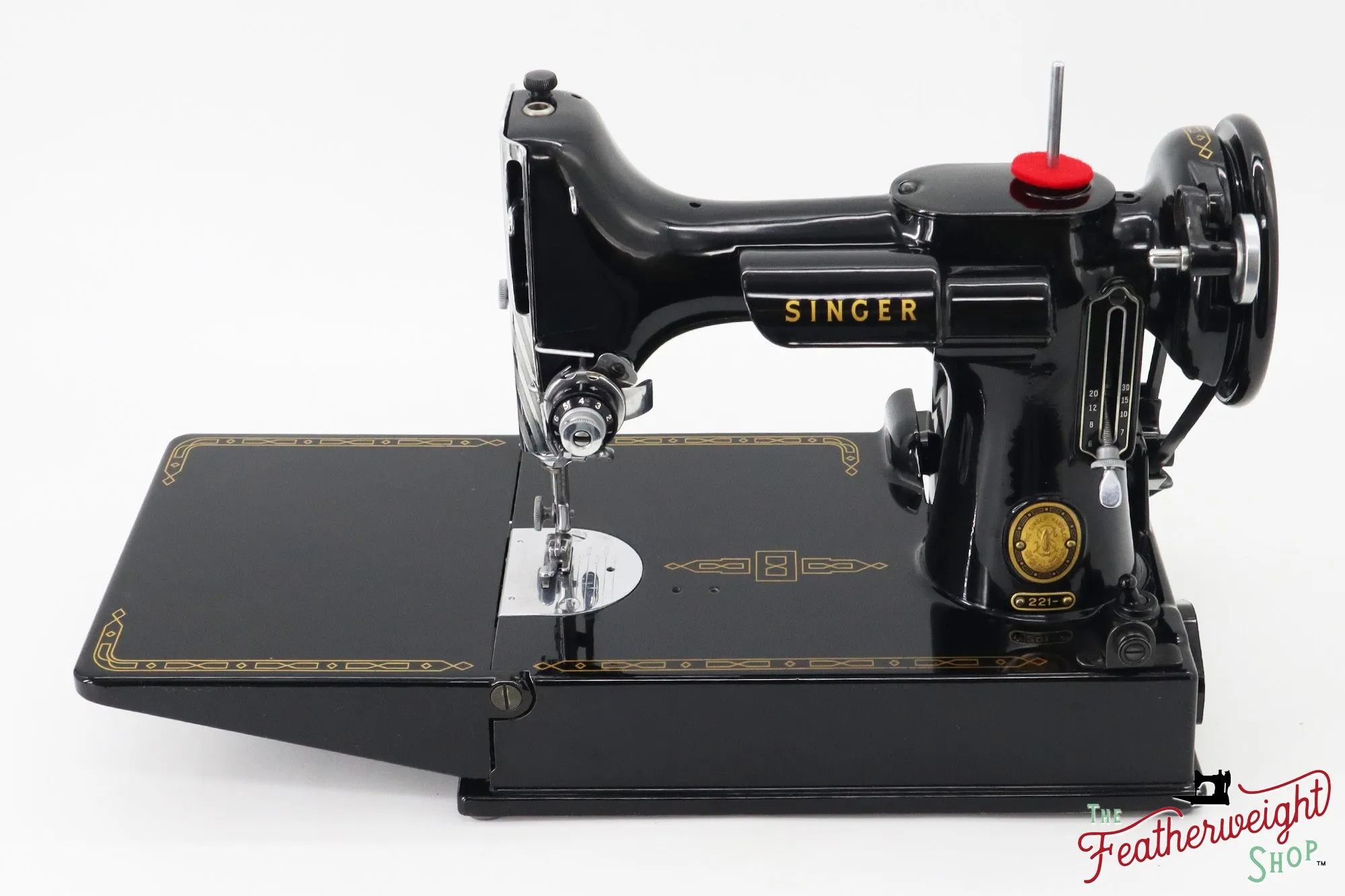 Singer Featherweight 221 Sewing Machine, AL735*** - 1954