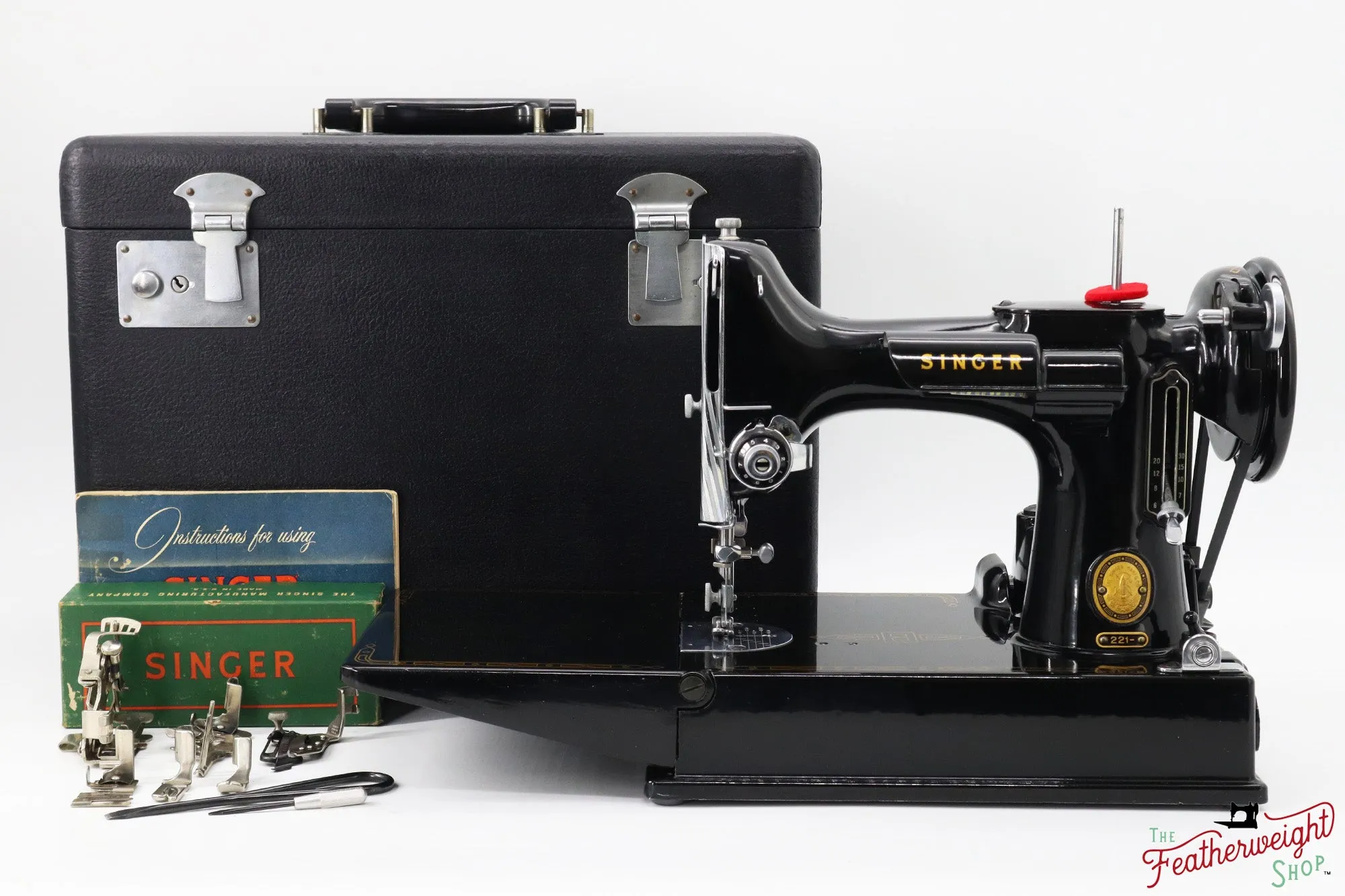 Singer Featherweight 221 Sewing Machine, AL9488** - 1955