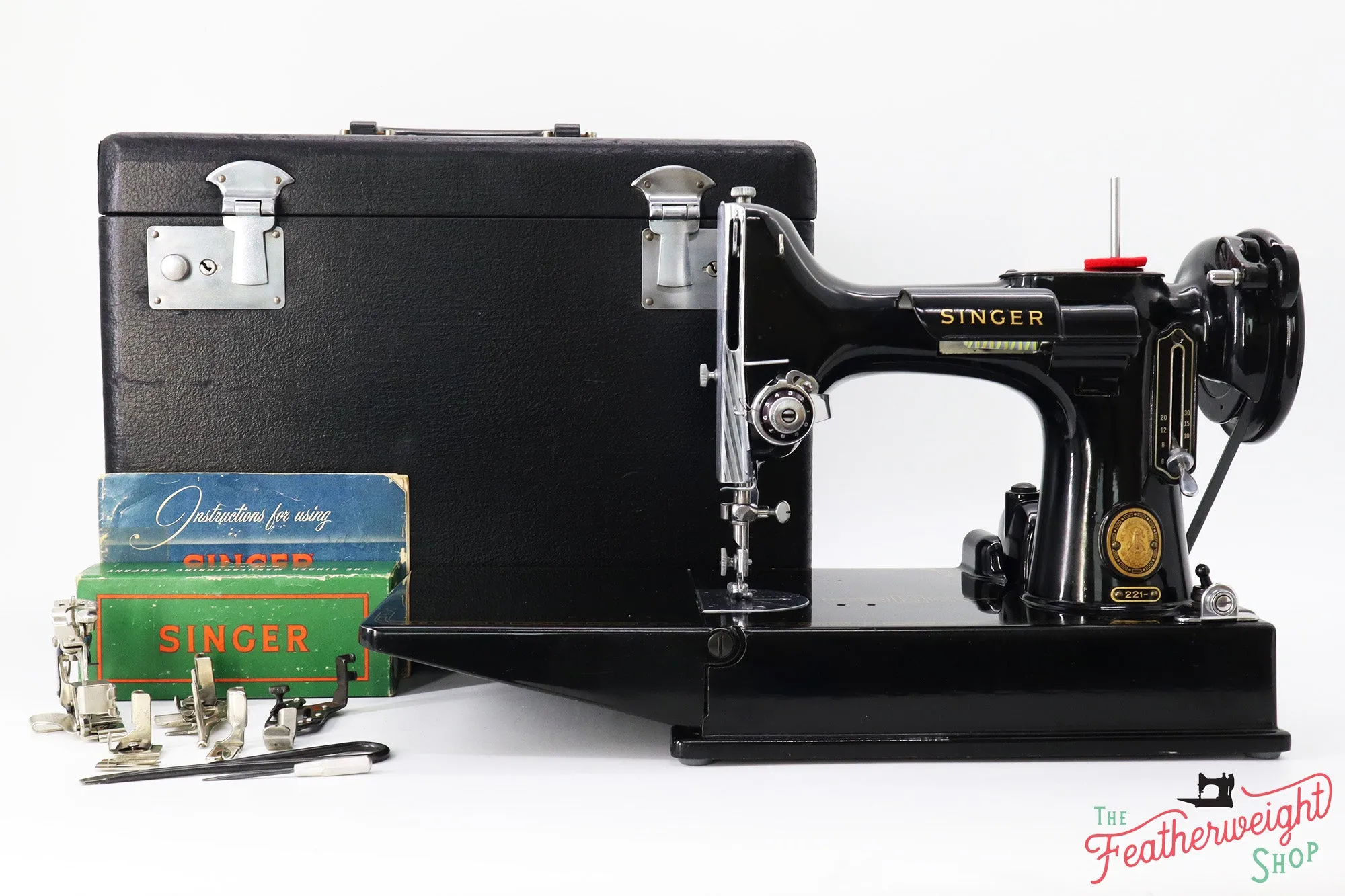 Singer Featherweight 221 Sewing Machine, AM783***