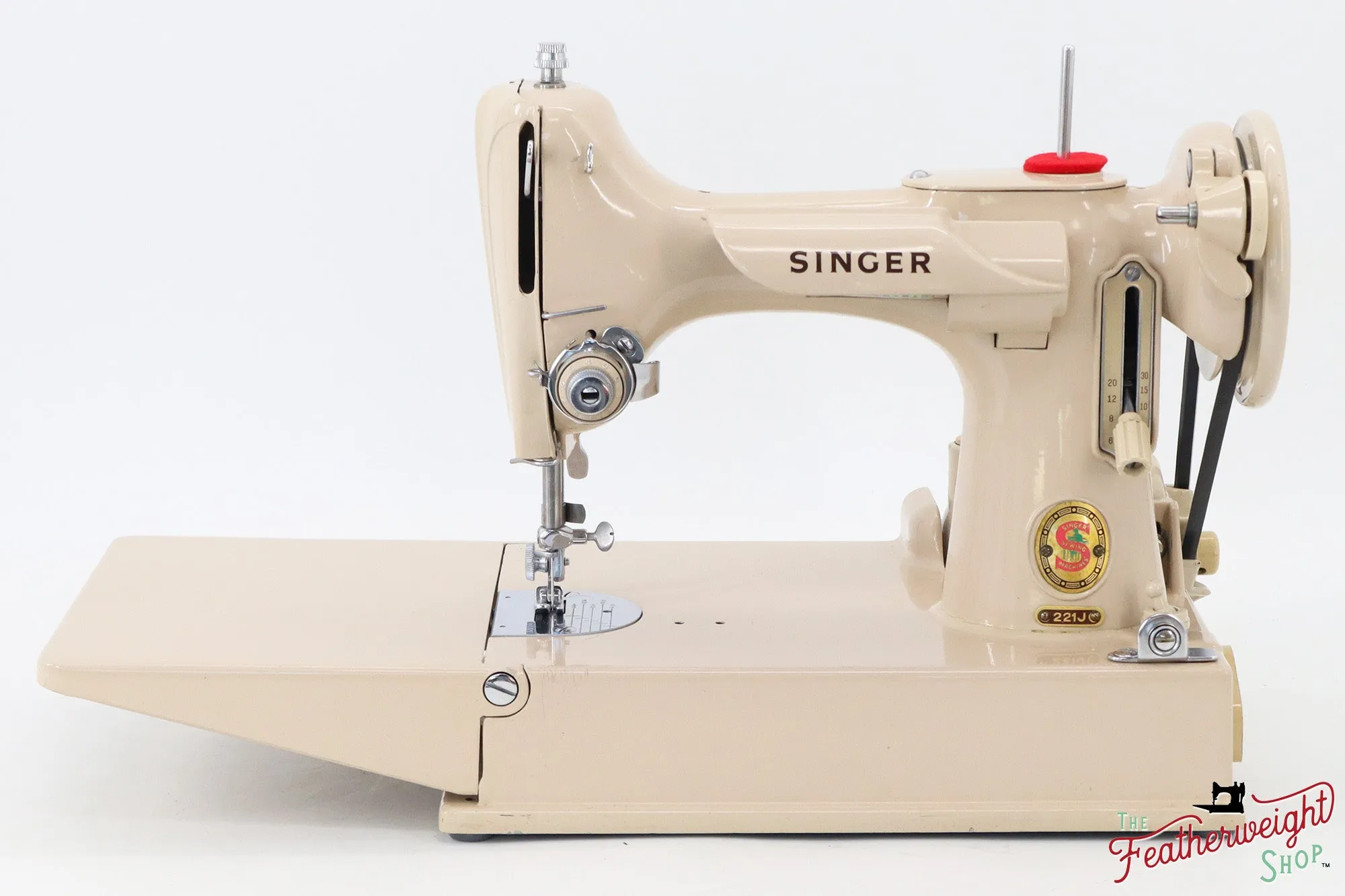 Singer Featherweight 221J Sewing Machine, Tan - JE1525**