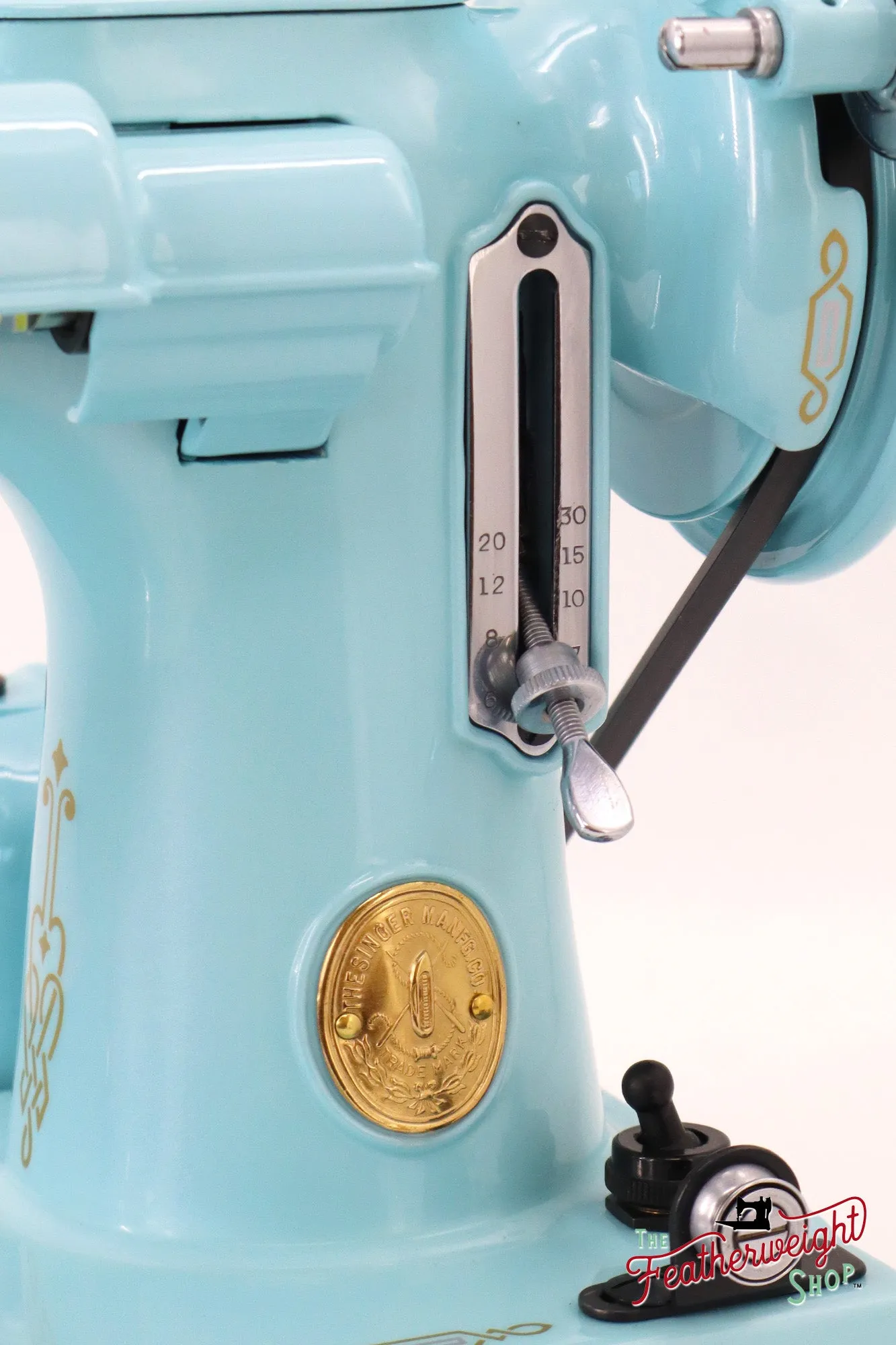 Singer Featherweight 221K - EF562*** - Fully Restored in Snowflake Blue