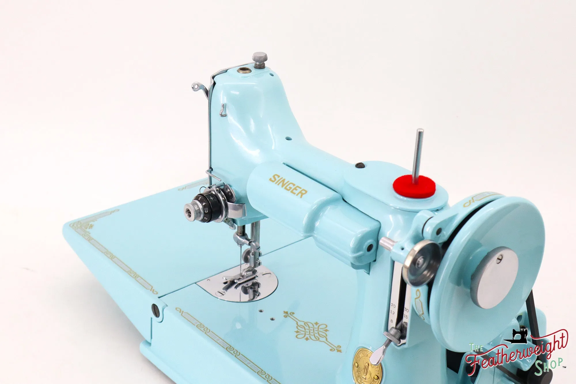 Singer Featherweight 221K - EF562*** - Fully Restored in Snowflake Blue