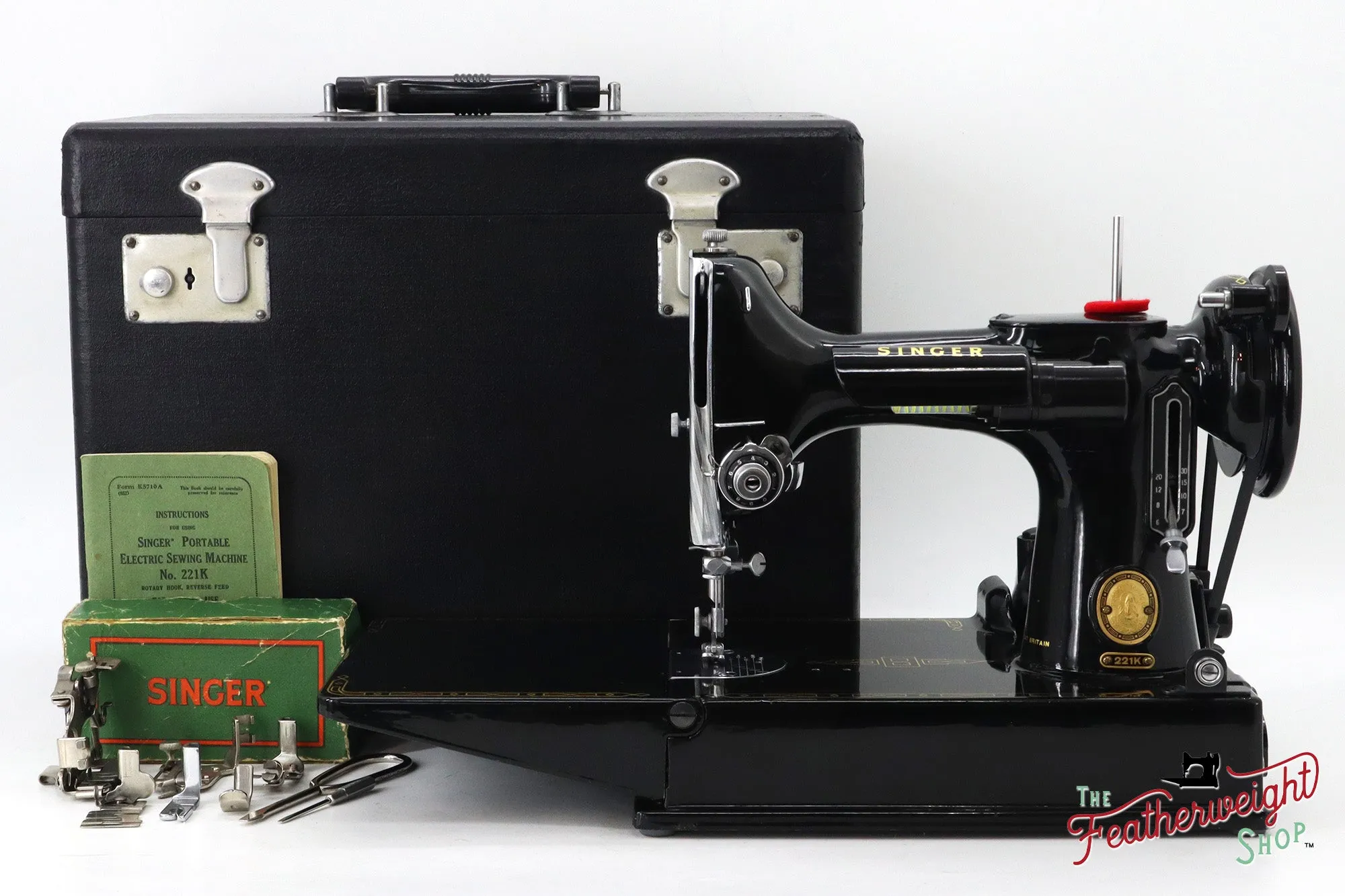 Singer Featherweight 221K Sewing Machine, 1957 - EM0176**