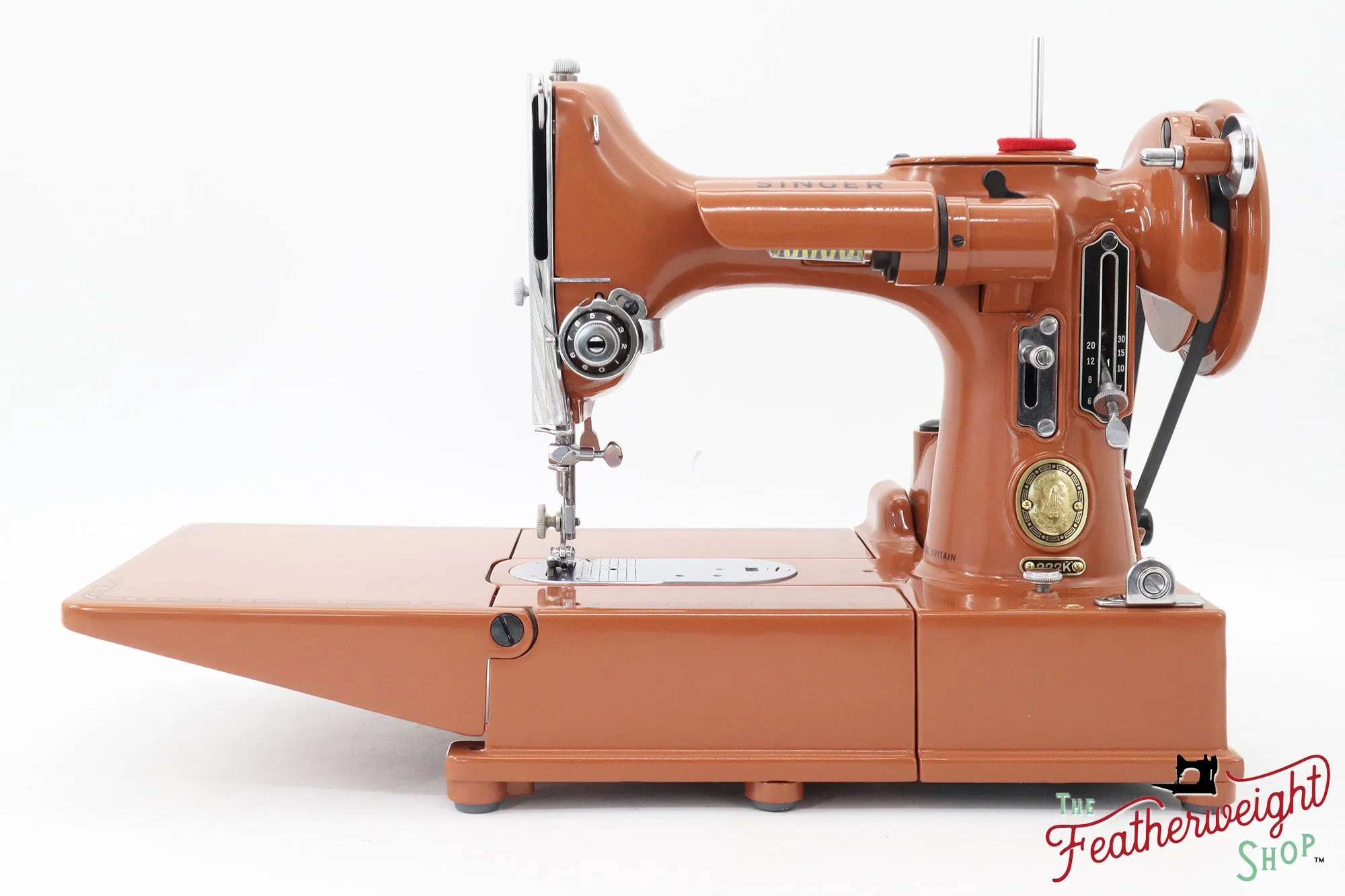 Singer Featherweight 222K - EJ6184** - Fully Restored in Pumpkin Spice