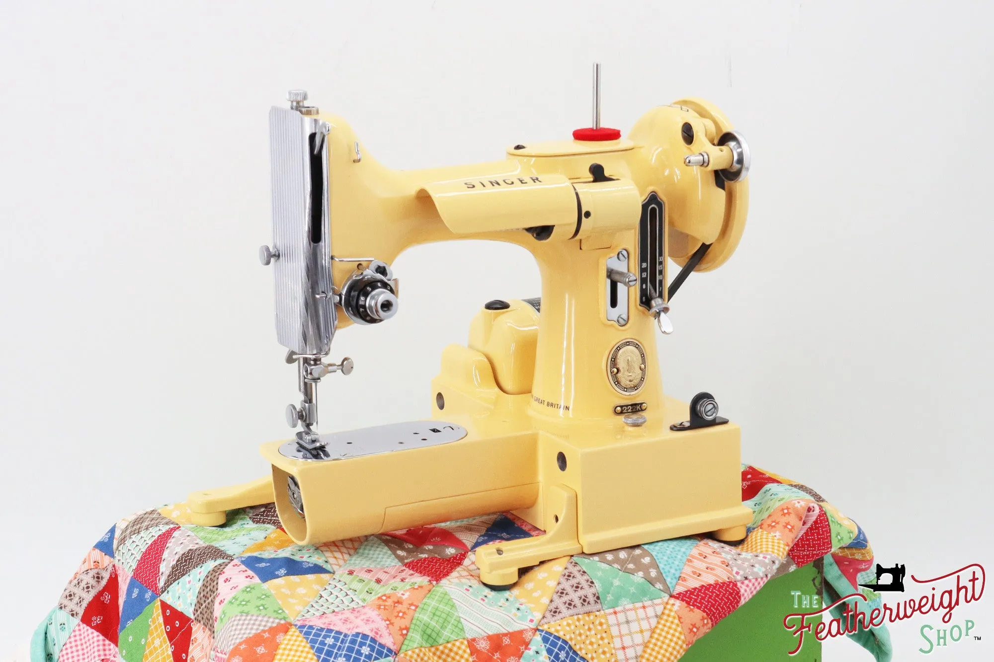 Singer Featherweight 222K - EJ9124** - Fully Restored in Happy Yellow